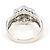 Autre Marque Bague Anneau en Platine avec Diamant - vue 4