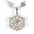 Autre Marque Platinhalskette mit Diamant