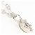 Autre Marque Platinhalskette mit Diamant - Ansicht 2