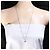 Autre Marque Platinhalskette mit Diamant - Ansicht 7