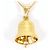 Autre Marque Collana in oro giallo 18K con diamante D'oro
