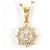 Autre Marque Collana in oro giallo 18K con diamante D'oro