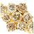 Autre Marque Anello fede in oro giallo 18K e diamanti D'oro - vista 2