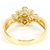 Autre Marque Anello fede in oro giallo 18K e diamanti D'oro - vista 4