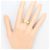 Autre Marque Anello fede in oro giallo 18K e diamanti D'oro - vista 6