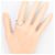 Autre Marque Platin-Diamant-Bandring - Ansicht 6