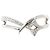Autre Marque Platin-Bandring mit Diamant