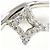 Autre Marque Platin-Bandring mit Diamant - Ansicht 2