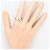 Autre Marque Platin-Bandring mit Diamant - Ansicht 7