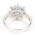 Autre Marque Platin-Ring mit Diamant - Ansicht 4