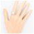 Autre Marque Platin-Ring mit Diamant - Ansicht 7
