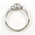 Autre Marque Platin-Diamant-Ehering - Ansicht 3