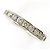 Autre Marque Platin-Bandring mit Diamant