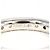 Autre Marque Platin-Bandring mit Diamant - Ansicht 4