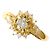 Autre Marque Ringband aus 18K Gelbgold mit Diamant Golden
