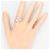Autre Marque Platinband-Ring PT850 mit Diamant - Ansicht 7