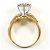 Autre Marque Goldbandring 14K mit Diamant Golden - Ansicht 3
