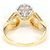 Autre Marque Goldbandring 14K mit Diamant Golden - Ansicht 4