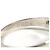 Autre Marque Platin-Bandring mit Diamant und Opal - Ansicht 5