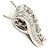 Autre Marque Collar elegante de oro blanco de 18K con diamantes marrones Castaño Dorado - vista 2