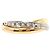 Autre Marque Ehering aus 18K Weißgold mit Diamant Golden