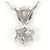 Autre Marque Platinhalskette mit Diamant - Ansicht 3