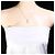 Autre Marque Platinhalskette mit Diamant - Ansicht 6