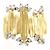 Autre Marque Goldbandring aus 18K Gold mit Diamant Golden