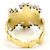 Autre Marque Goldbandring aus 18K Gold mit Diamant Golden - Ansicht 4