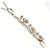 Autre Marque Collana in oro bianco 18K con diamante brown Marrone D'oro - vista 2