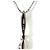 Autre Marque Collana in oro bianco 18K con diamante brown Marrone D'oro - vista 4