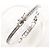 Autre Marque Bracciale con charm in oro bianco 14K con diamante D'oro - vista 3