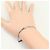 Autre Marque Bracciale con charm in oro bianco 14K con diamante D'oro - vista 5