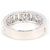 Autre Marque Ehering aus 14K Weißgold mit Diamanten Golden - Ansicht 4