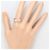 Autre Marque Ringband aus 10K Weißgold mit Diamant Golden - Ansicht 5