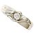 Autre Marque Platin-Bandring mit Diamant