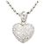 Autre Marque Platinhalskette mit Diamant
