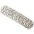 Autre Marque Anello a Fascia in Platino con Diamante