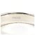 Autre Marque Anello a Fascia in Platino con Diamante - vista 5