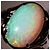 Autre Marque PT900 Platinbandring mit Opal - Ansicht 3
