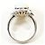 Autre Marque PT900 Platinbandring mit Opal - Ansicht 4