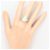 Autre Marque PT900 Platinbandring mit Opal - Ansicht 7