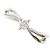 Autre Marque Platin-Bandring mit Diamant