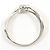 Autre Marque Platin-Bandring mit Diamant - Ansicht 3