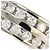 Autre Marque Platin-Bandring PT850 mit Diamant - Ansicht 2