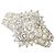 Autre Marque Platinband-Ring PT850 mit Diamant