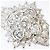 Autre Marque Platinband-Ring PT850 mit Diamant - Ansicht 2