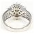 Autre Marque Platinband-Ring PT850 mit Diamant - Ansicht 4