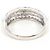 Autre Marque Platin-Ring mit Diamant - Ansicht 4