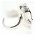 Autre Marque Platinbandring mit Diamant und Opal - Ansicht 3